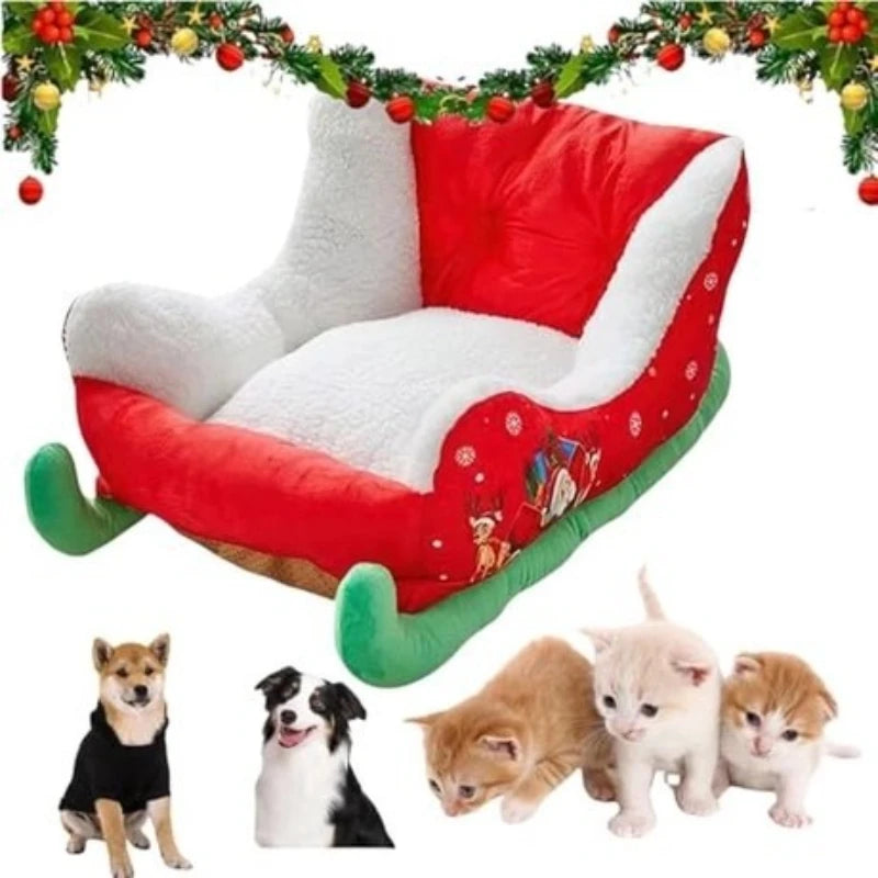 Christmas Sled Dog Bed