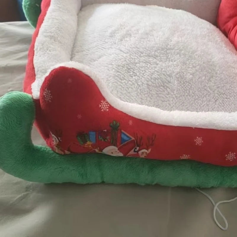Christmas Sled Dog Bed