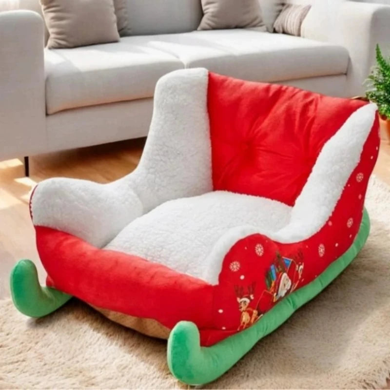 Christmas Sled Dog Bed