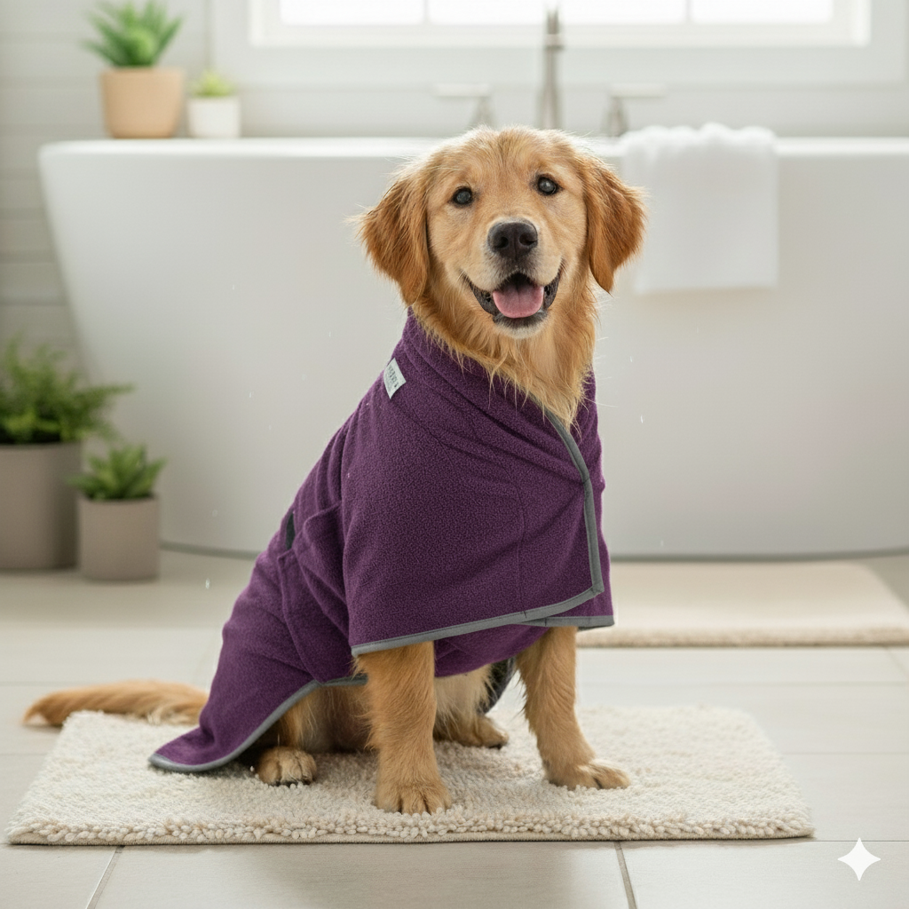 Iyer’s Pet Co – Quick-Dry Pet Bathrobe