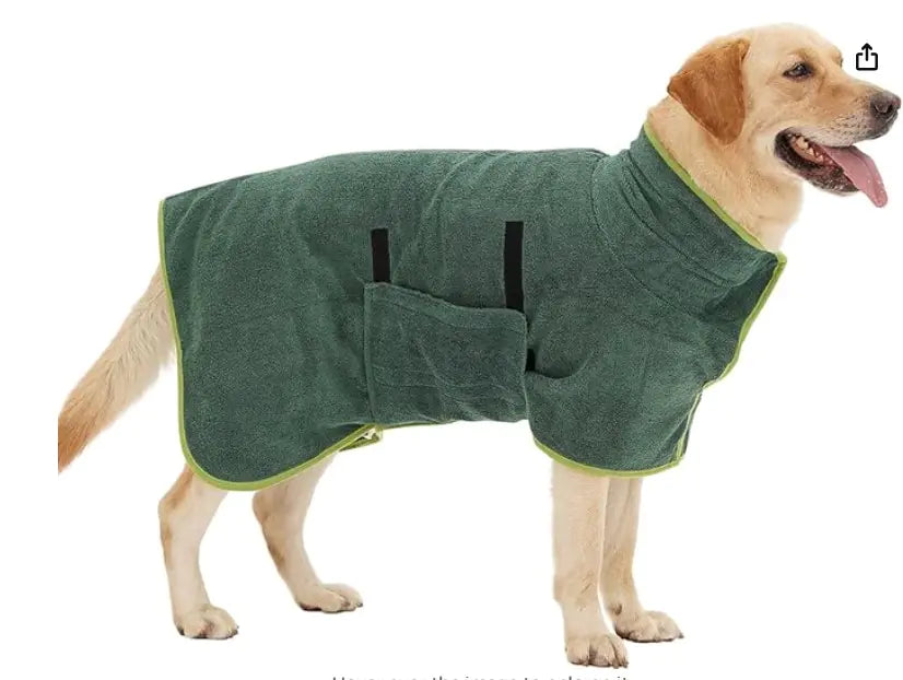 Iyer's Pet Co - Pet Bathrobe