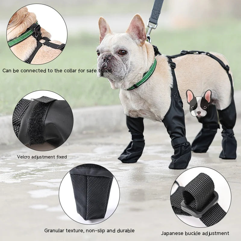 Iyer's Pet Co - Waterproof Adjustable Dog Boots