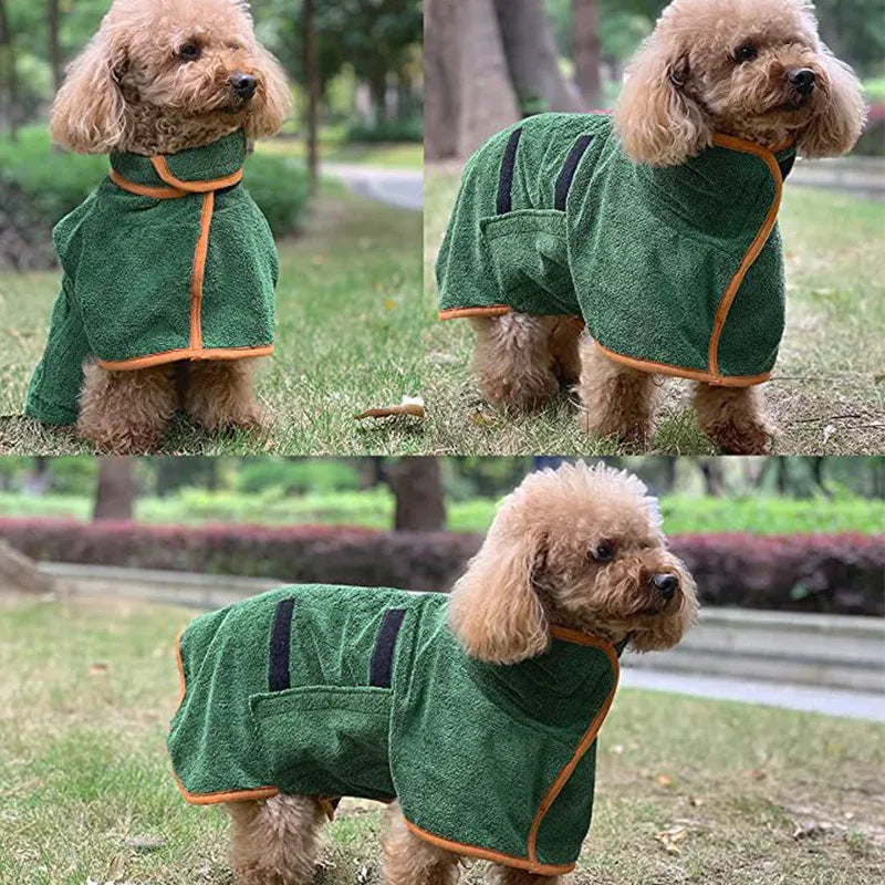 Iyer's Pet Co - Pet Bathrobe